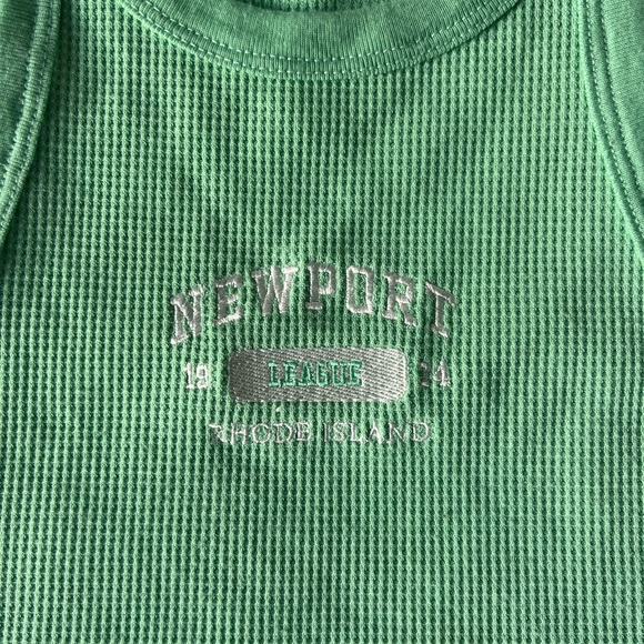 Garage Waffle knit Newport Racerback Tank π±πβπ©π - Picture 2 of 4
